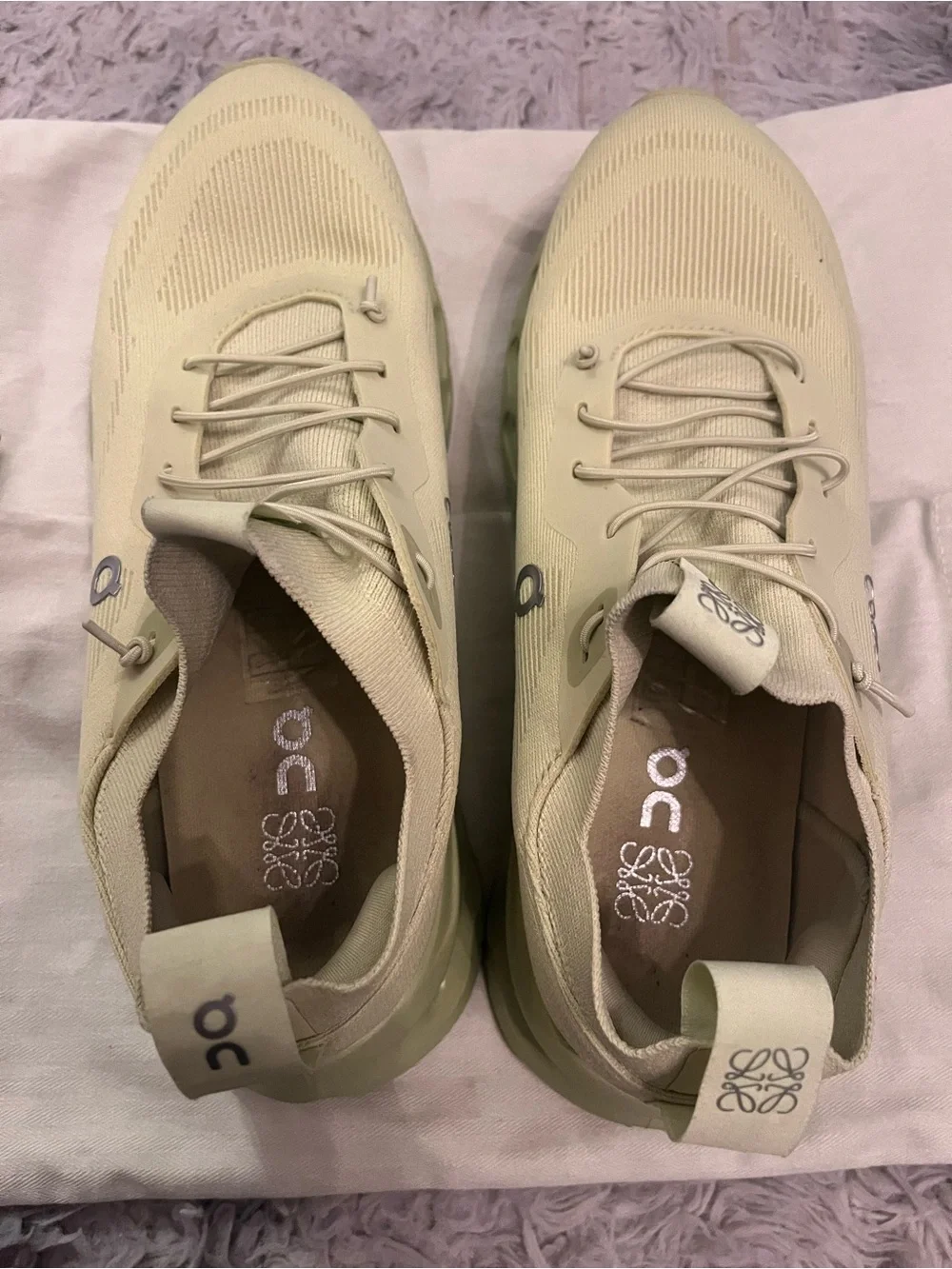 Loewe Women’s Pale Green Flow Runner Sneakers